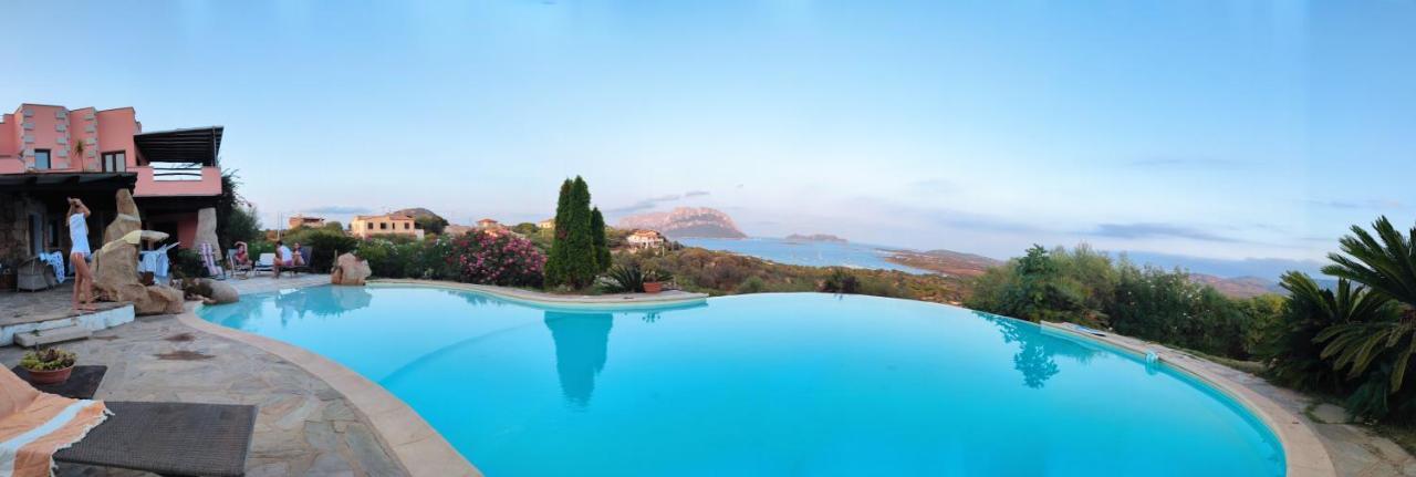 Villa And Pool Tavolara View Porto Istana Bagian luar foto